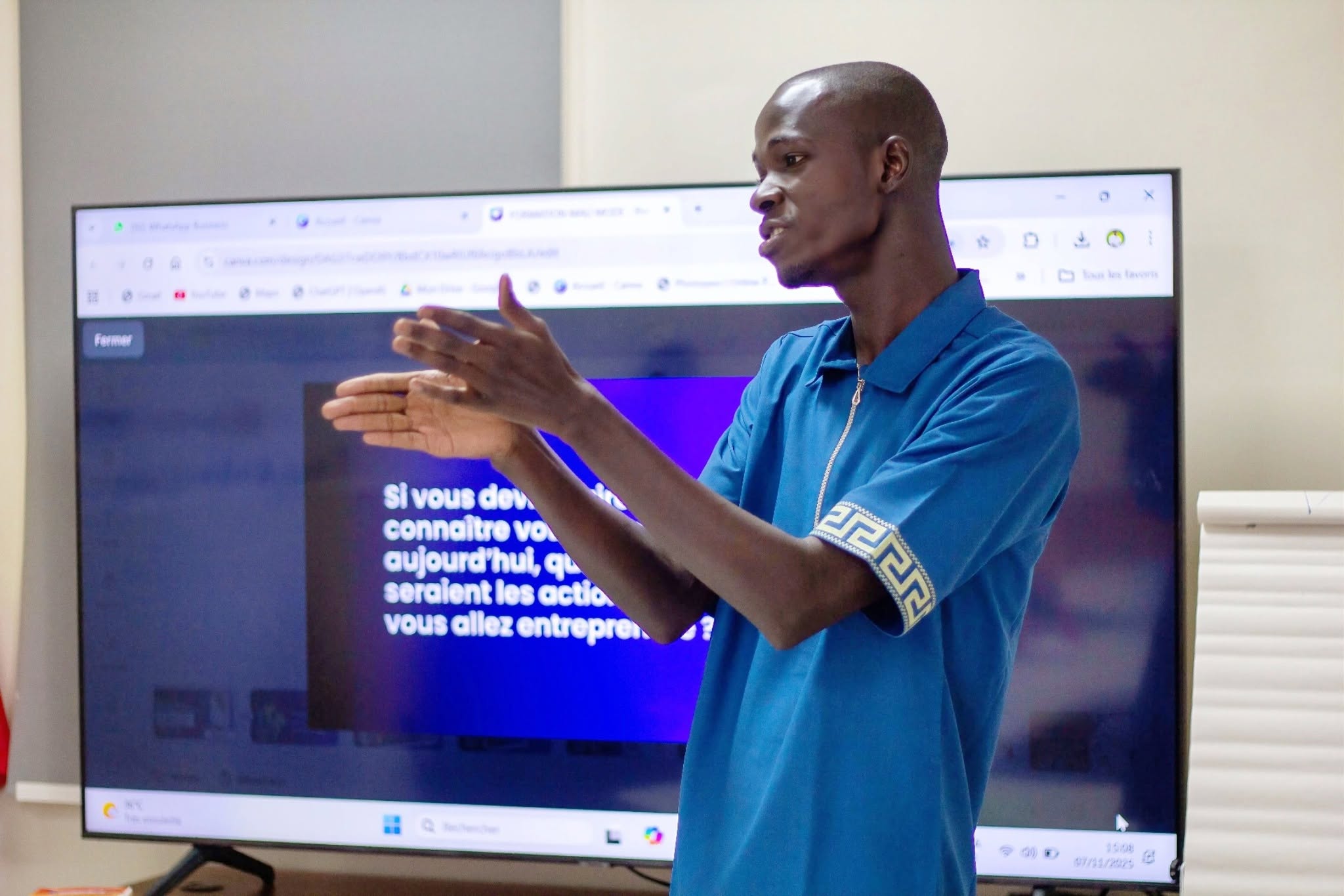 Photo de l'intervention « Le Digital Business et l’intelligence artificielle  Mali Mode Académie Boost »