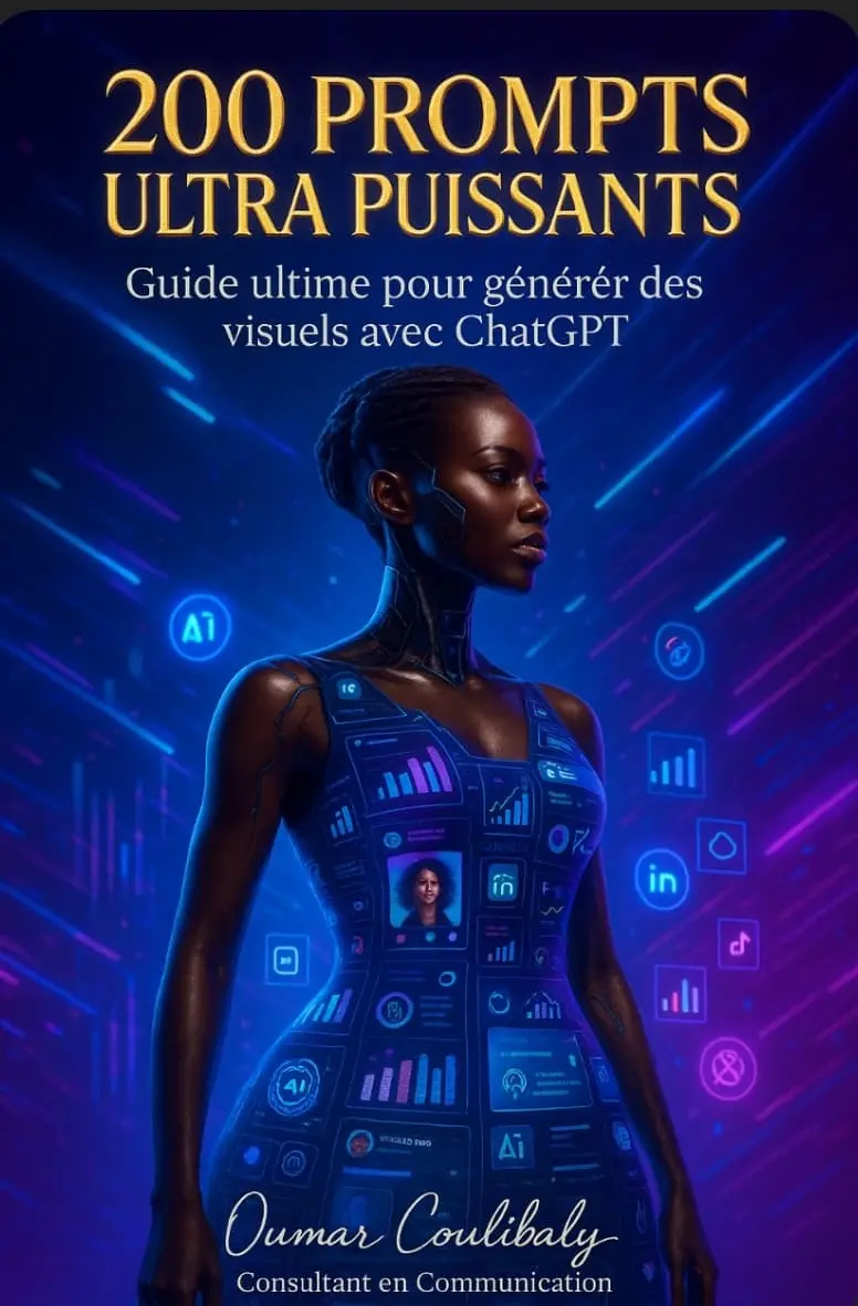 Couverture de l'e-book 200 PROMPTS ULTRA PUISSANTS